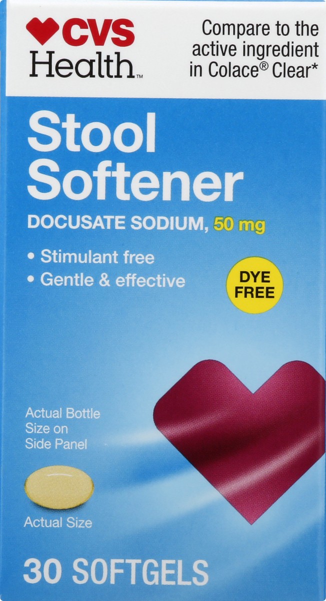slide 6 of 11, CVS Health Stool Softner 50mg, 1 ct