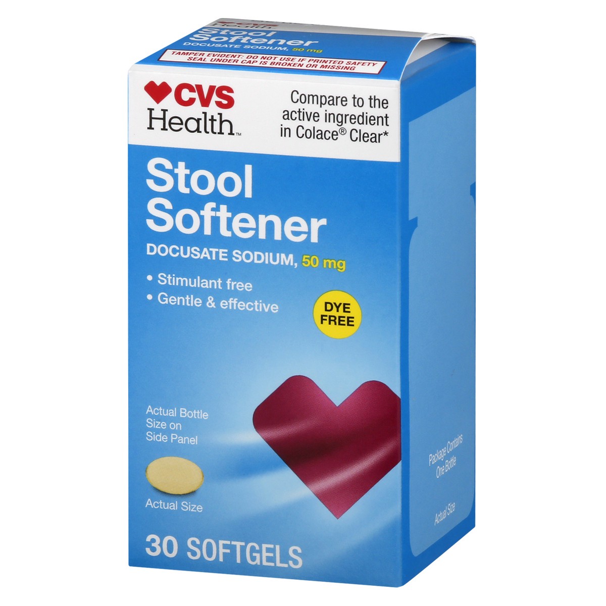 slide 9 of 11, CVS Health Stool Softner 50mg, 1 ct