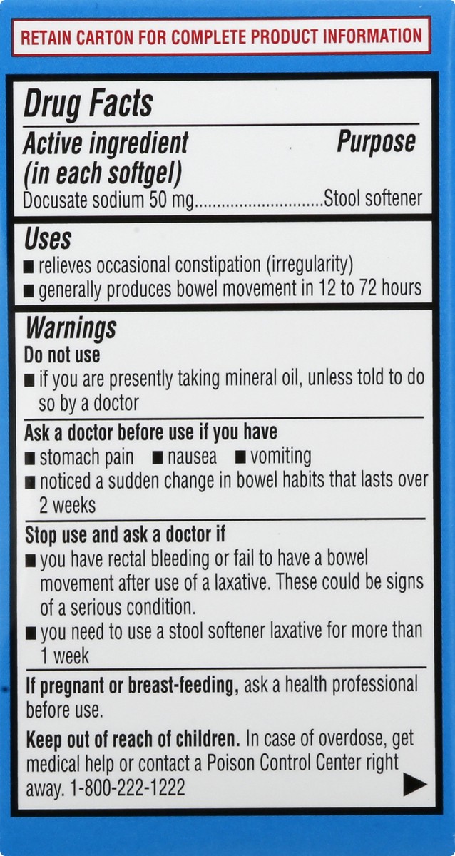 slide 5 of 11, CVS Health Stool Softner 50mg, 1 ct