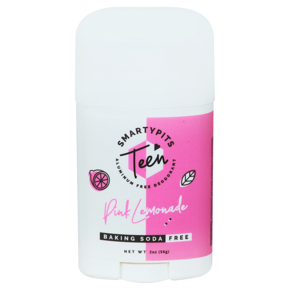 slide 12 of 12, SmartyPits Aluminum Free Teen Pink Lemonade Deodorant 2 oz, 2 oz