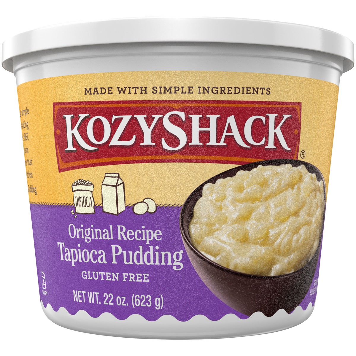 slide 1 of 9, Kozy Shack Tapioca Pudding, Gluten Free Dessert, 22 oz Tub, 22 oz