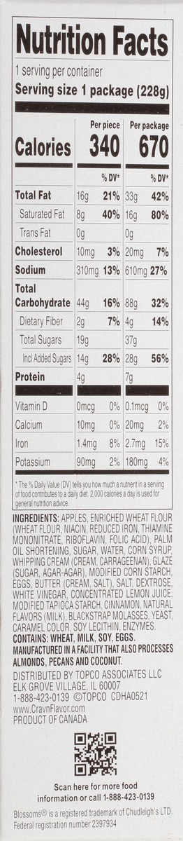 slide 9 of 9, Crav'n Flavor Caramel Apple Blossoms 2 ea,