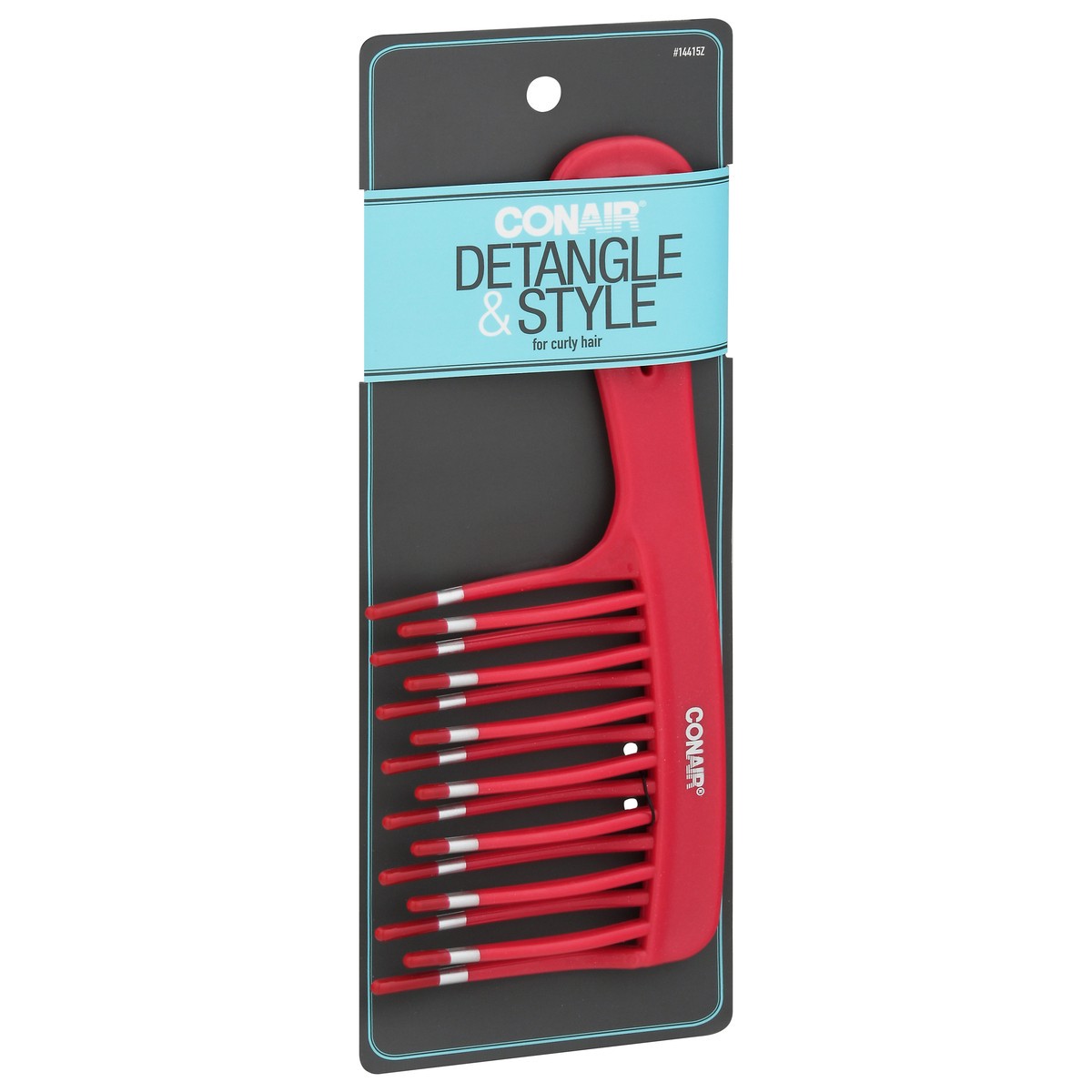 slide 3 of 9, Conair Detangle And Style Comb For Curly Hair, 1 ct