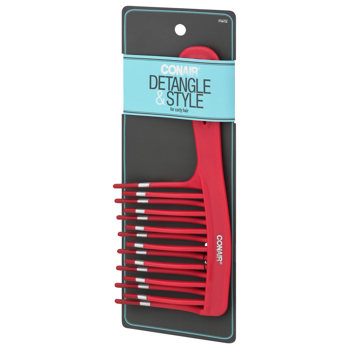 slide 8 of 9, Conair Detangle And Style Comb For Curly Hair, 1 ct