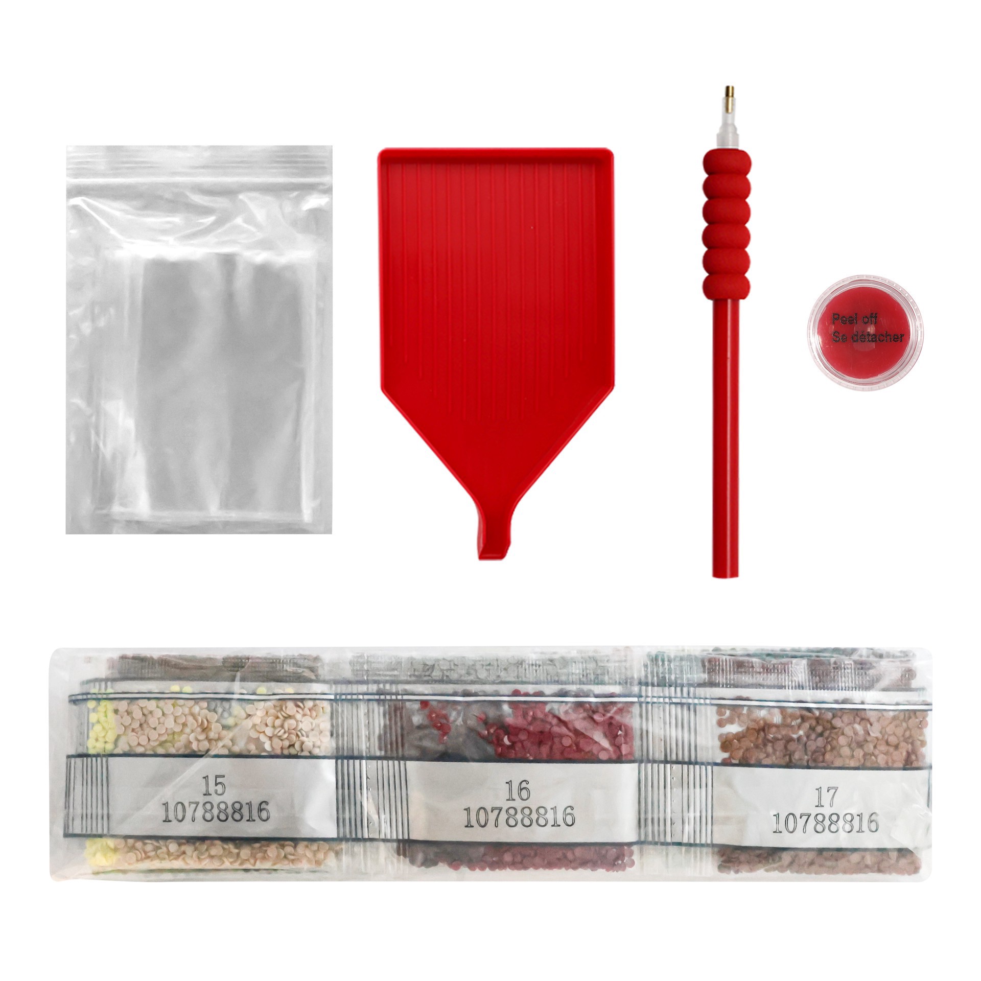 slide 3 of 4, 16" X 20" Santa Sleigh Diamond Art Kit By Make Market, 16 in x 20 in