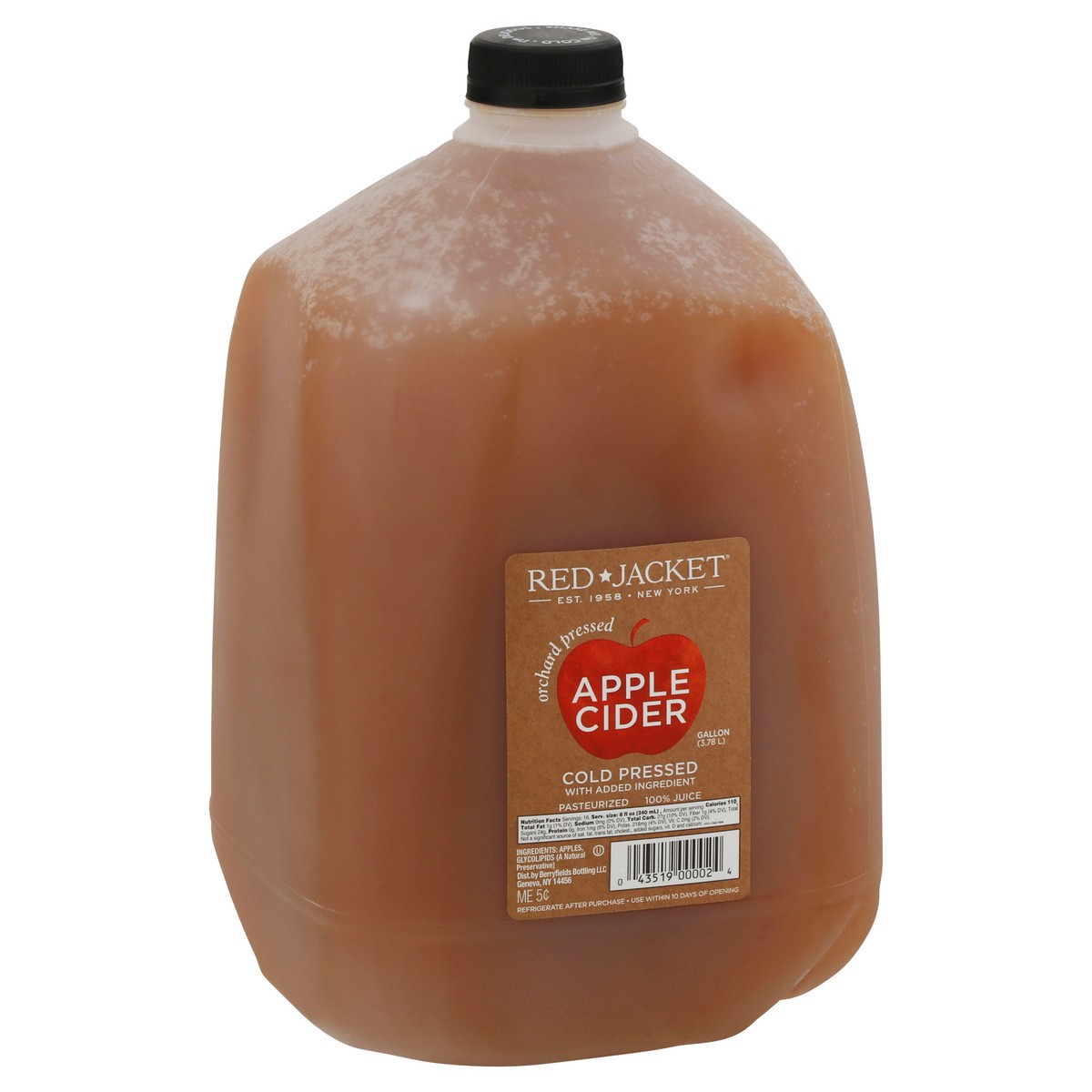 slide 10 of 13, Red Jacket 100% Juice Apple Cider - 1 gal, 1 gal