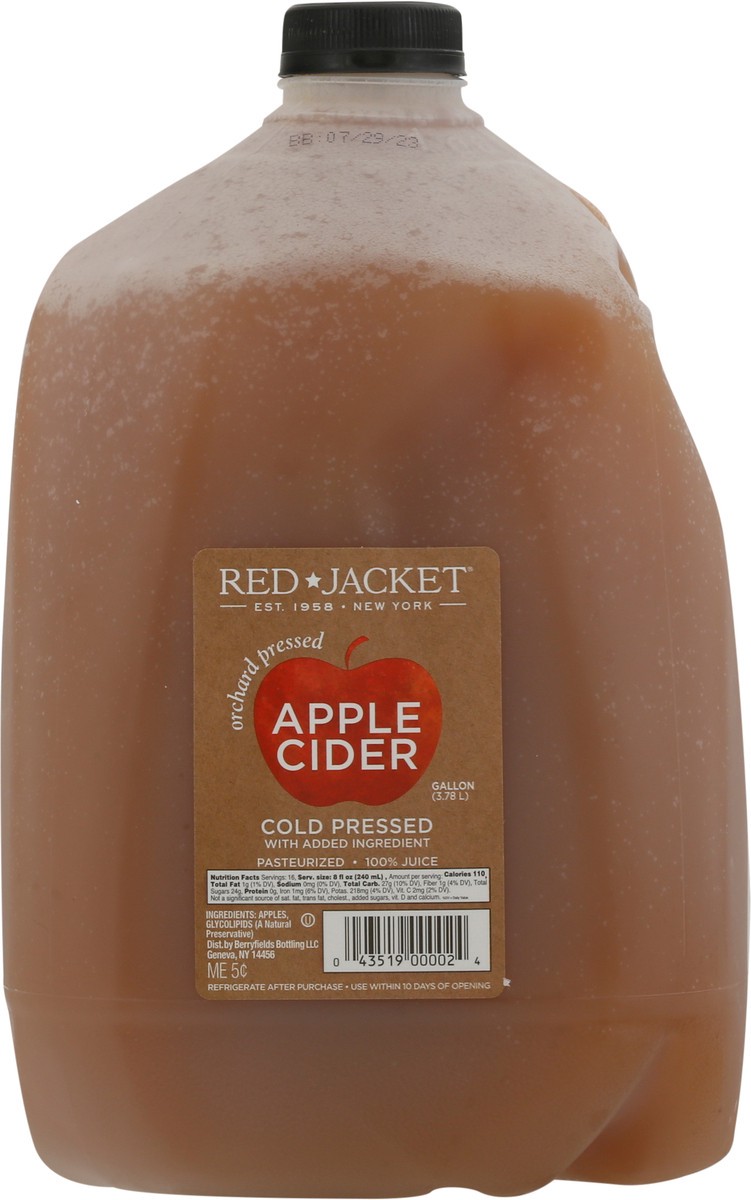 slide 12 of 13, Red Jacket 100% Juice Apple Cider - 1 gal, 1 gal