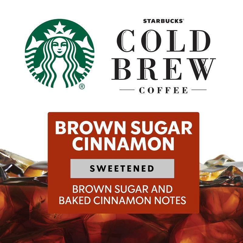slide 3 of 7, Starbucks - Nestle Cold Brew Brown Sugar Cinnamon LE Bottle Shrink - Hammer Project Nessie 32oz English, 32 fl oz