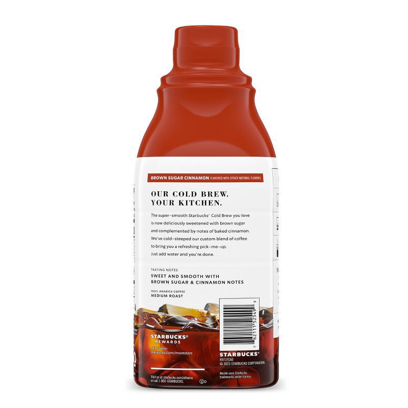 slide 2 of 7, Starbucks - Nestle Cold Brew Brown Sugar Cinnamon LE Bottle Shrink - Hammer Project Nessie 32oz English, 32 fl oz