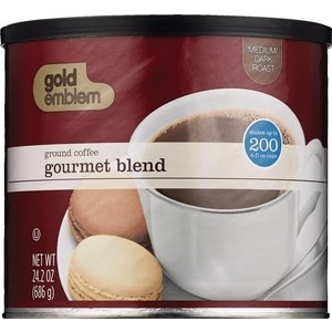 slide 1 of 1, CVS Gold Emblem Gold Emblem Ground Coffee Gourmet Blend Medium/Dark Roast, 24.2 OZ, 24.2 oz