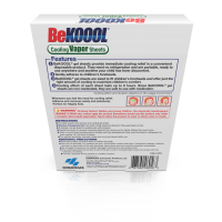 slide 4 of 4, BeKoool with Soothing Mint Cooling Vapor Sheets with Soothing Mint 4 ea, 4 ct