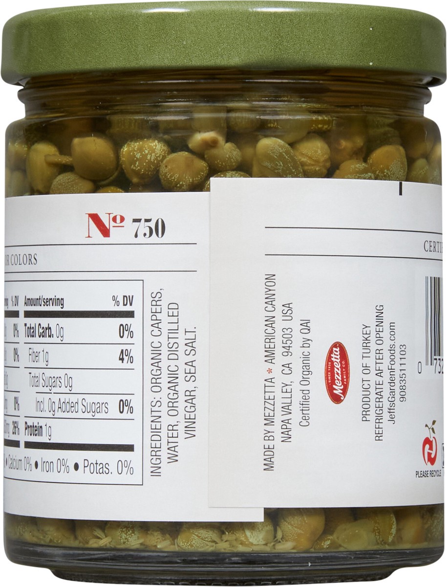 slide 4 of 7, Jeff's Garden Organic Imported Non-Pareil Capers, 6 fl oz, 6 fl oz