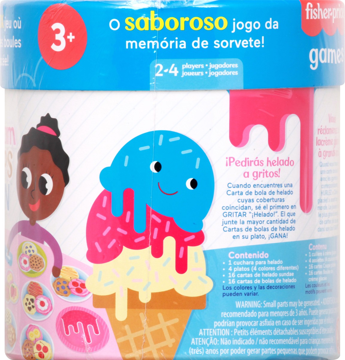 slide 8 of 9, Fisher-Price Ice Cream Scoops Of Fun Game, 1 ct