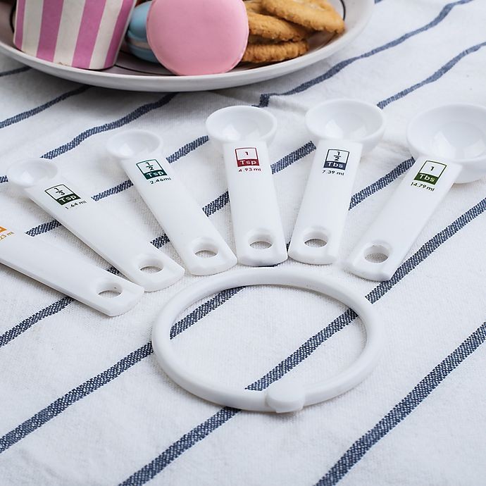 slide 4 of 5, Fox Run Measuring Spoon Set, 6 ct