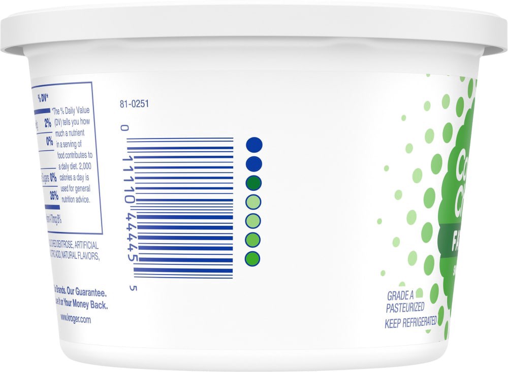 slide 3 of 5, Kroger Fat Free Small Curd Cottage Cheese, 16 oz
