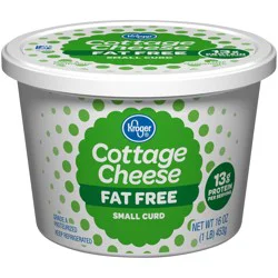 Kroger Fat Free Small Curd Cottage Cheese