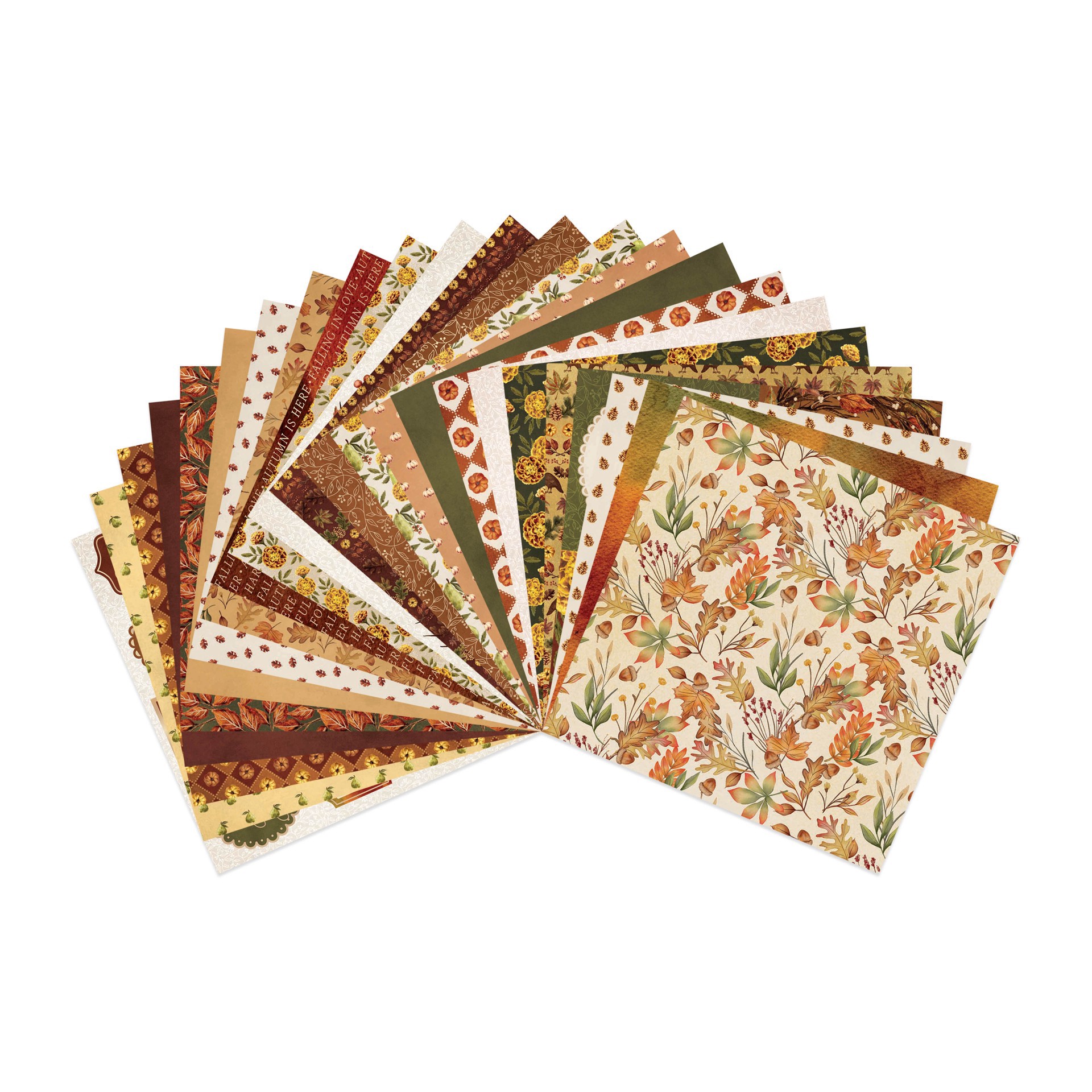 slide 2 of 3, Craft Smith 12" X 12" Grateful Gatherings Paper Pad, 12 in x 12 in