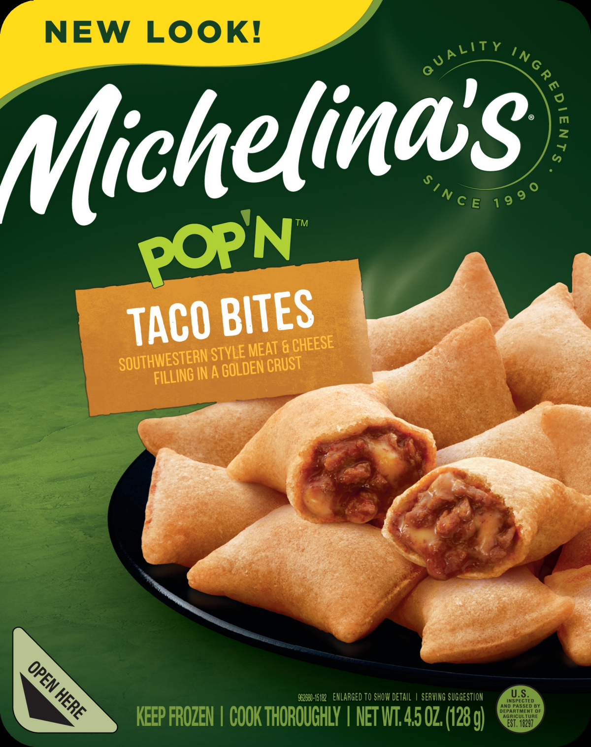 slide 1 of 5, Michelina's Taco Bites 4.5 Oz. (Frozen), 4.5 oz