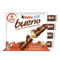 Kinder Bueno Bueno Crispy Creamy Chocolate Bar 4 - 0.75 oz Bars