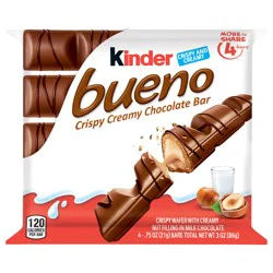 Kinder Bueno Bueno Crispy Creamy Chocolate Bar 4 - 0.75 oz Bars