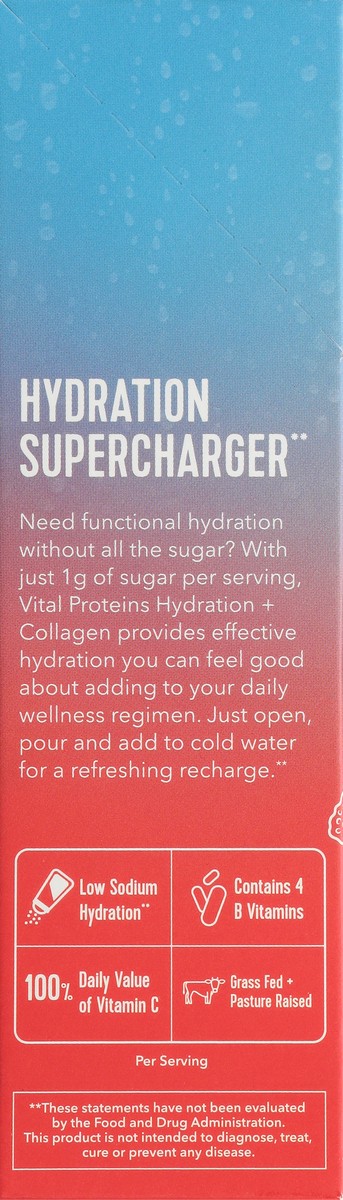 slide 10 of 13, Vital Proteins Hydration + Collagen Tropical Blast Flavor Packets, 7 ct