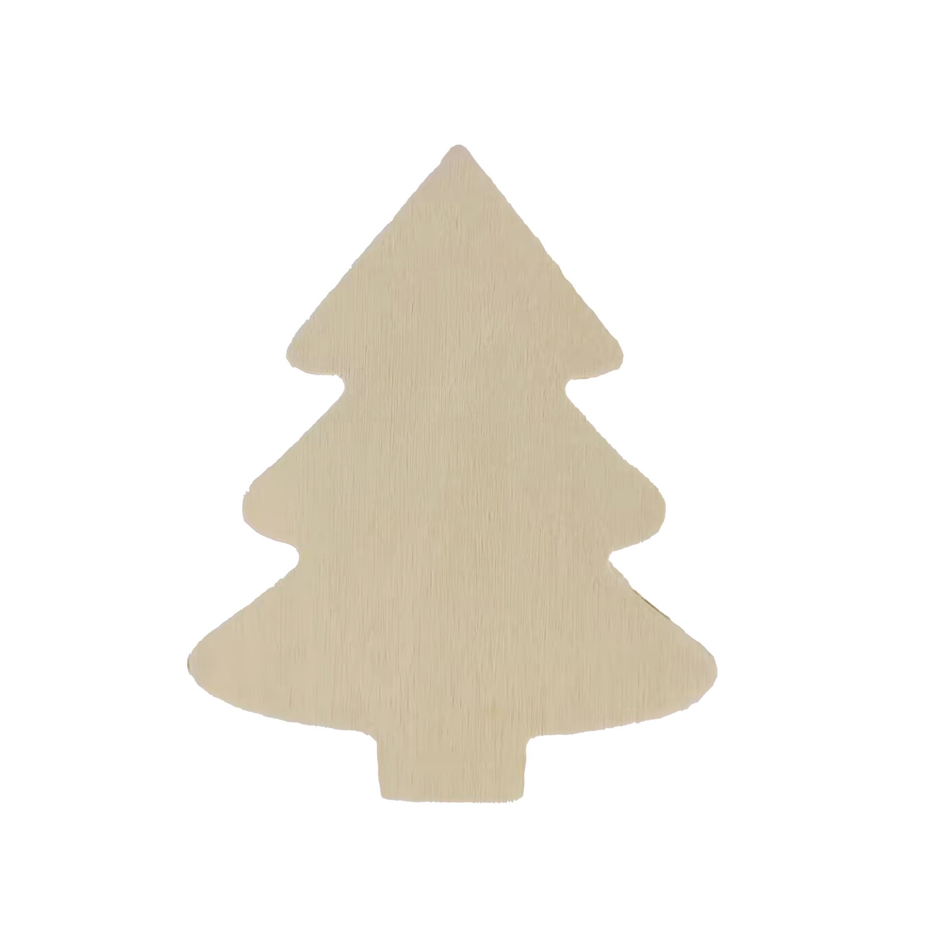 slide 3 of 3, 4" Unfinished Christmas Tree Wood Planks, 3ct. By Make Market, 3 ct