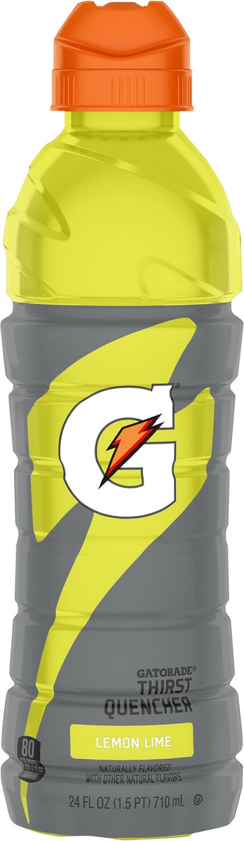 slide 5 of 6, Gatorade Thirst Quencher Lemon Lime 24 Fl Oz, 24 fl oz