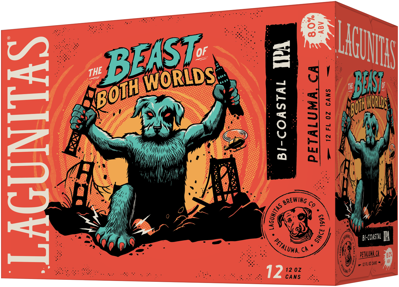 slide 3 of 4, Lagunitas Beast of Both Worlds IPA, 12 Pack, 12 fl. oz. Cans, 12 ct