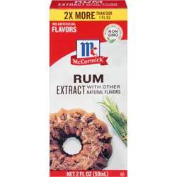 McCormick Rum Extract, 2.0 fl oz