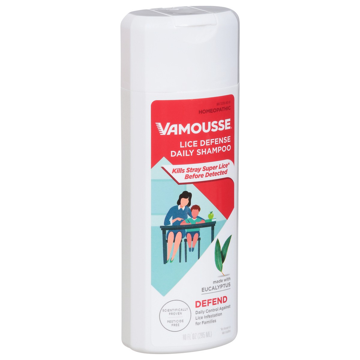 slide 7 of 10, Vamousse Lice Defense Daily Shampoo 10 fl oz, 10 fl oz