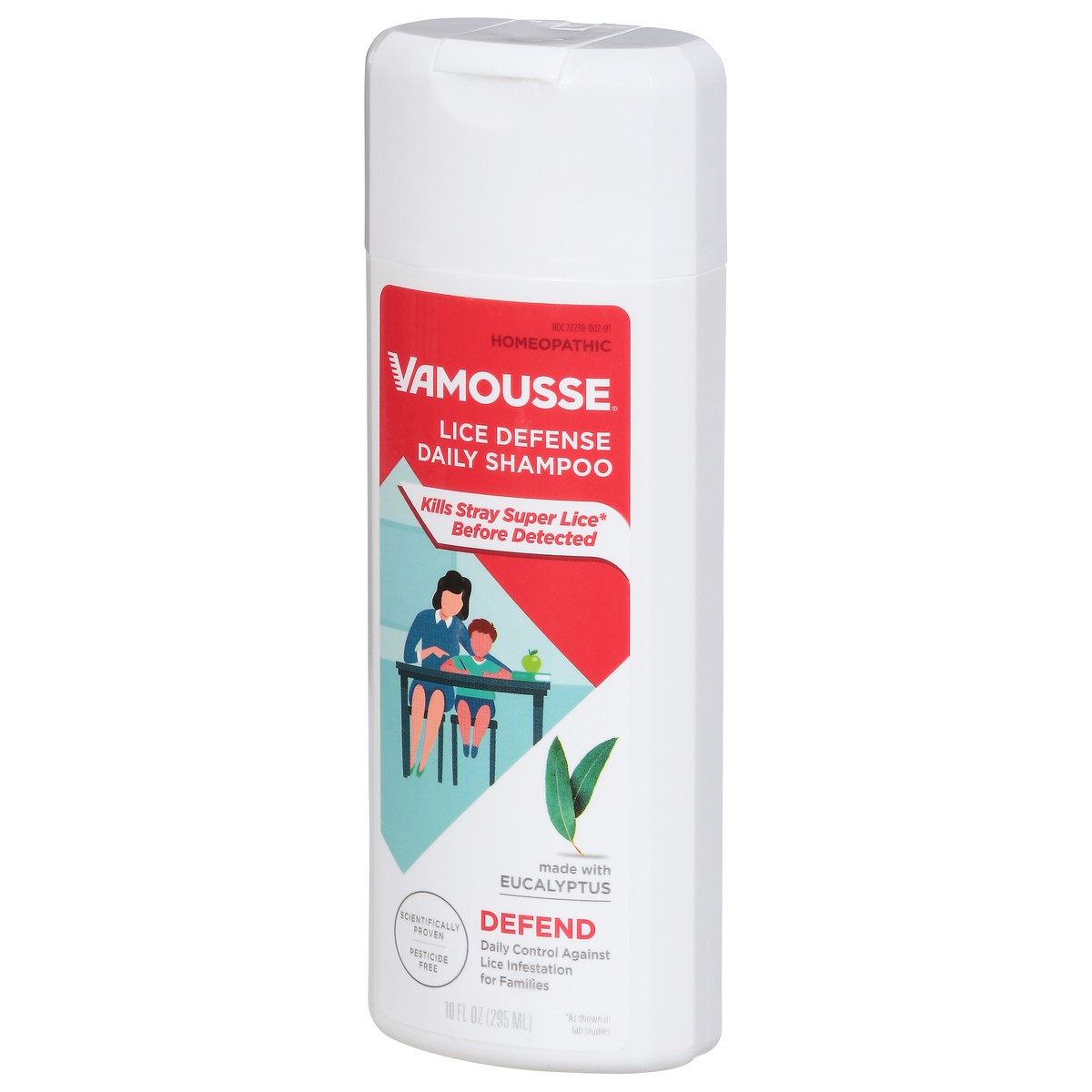 slide 8 of 10, Vamousse Lice Defense Daily Shampoo 10 fl oz, 10 fl oz