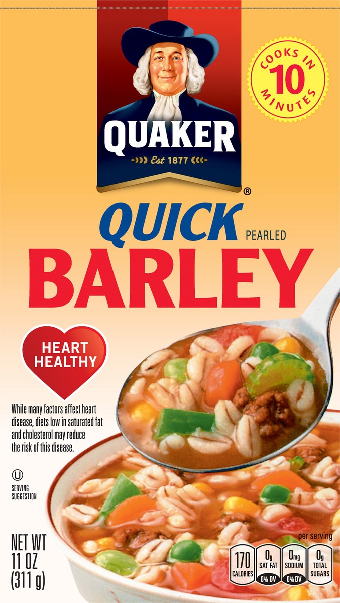 slide 3 of 5, Quaker Barley, 11 oz