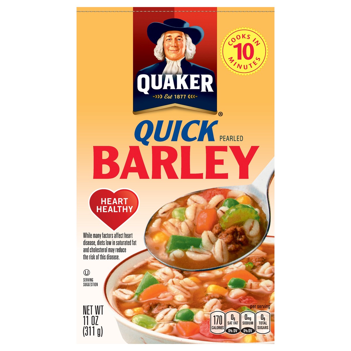 slide 1 of 5, Quaker Barley, 11 oz