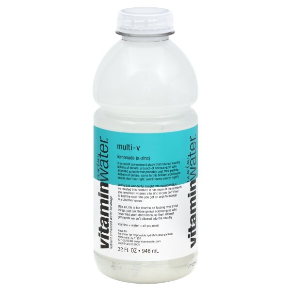 slide 1 of 1, vitaminwater Lemonade - 32 oz, 32 oz
