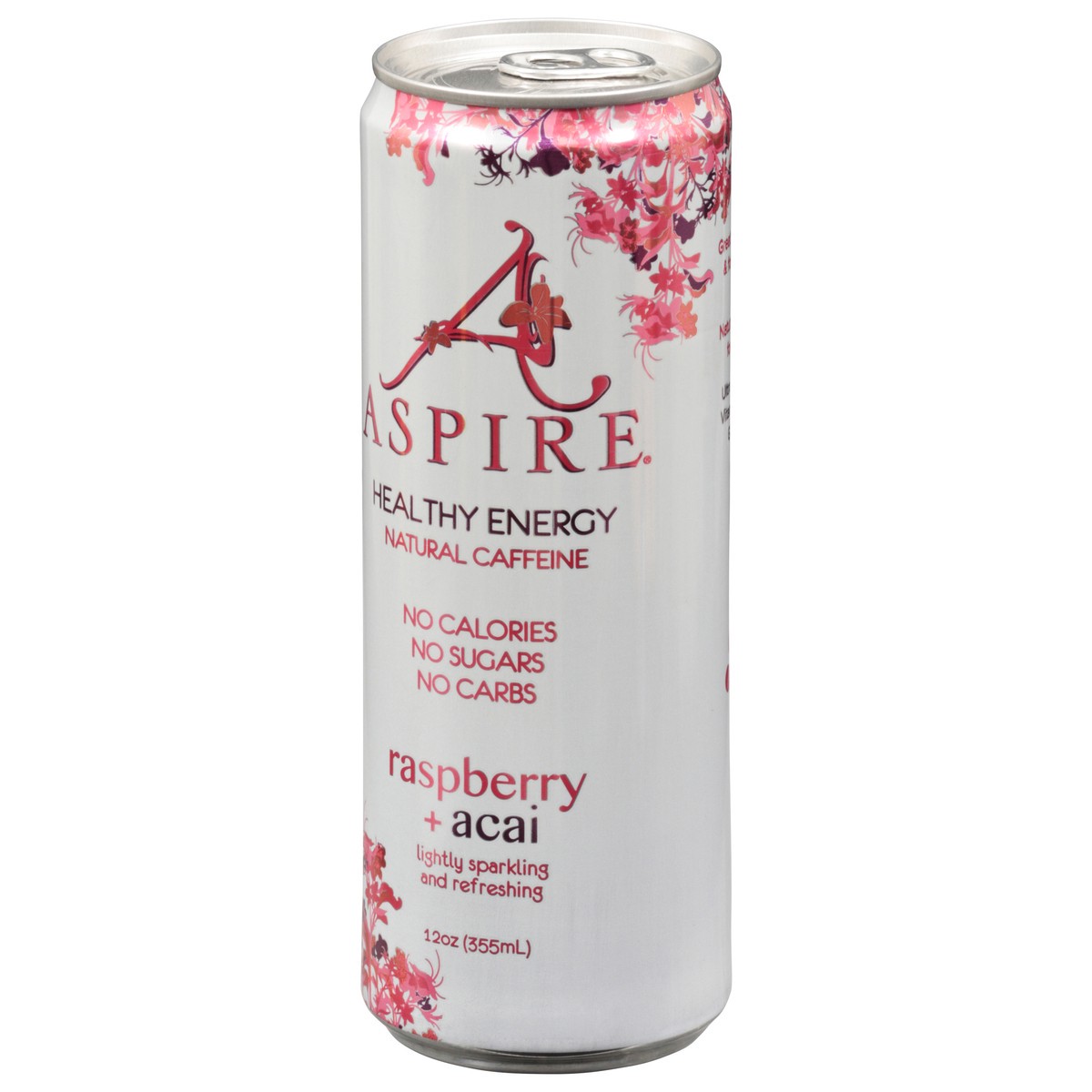 slide 6 of 9, Aspire Healthy Raspberry + Acai Energy Drink 12 fl oz, 12 fl oz