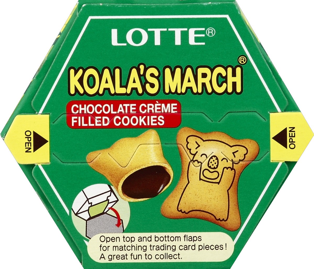 slide 2 of 4, Lotte Koala's March Chocolate Creme Filled Cookies, 1.45 oz