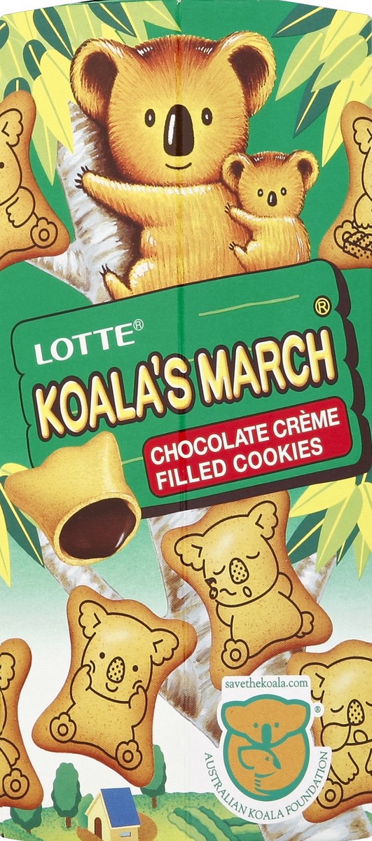 slide 3 of 4, Lotte Koala's March Chocolate Creme Filled Cookies, 1.45 oz