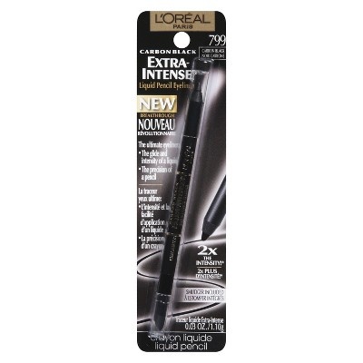 slide 1 of 2, L'Oréal Paris Extra-Intense Liquid Pencil Eyeliner - 799 Carbon Black, 0.03 oz