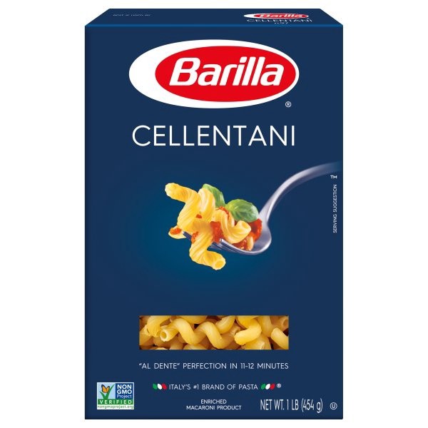 slide 1 of 9, Barilla Cellentani, 16 oz