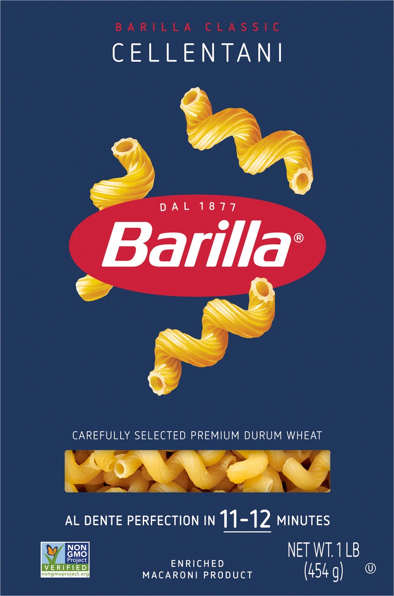 slide 7 of 9, Barilla Cellentani, 16 oz