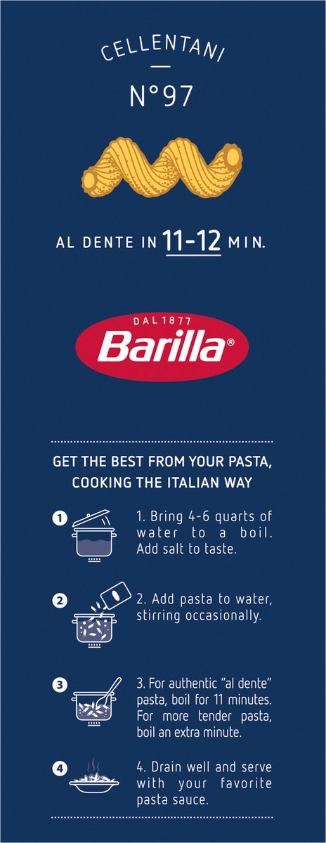 slide 6 of 9, Barilla Cellentani, 16 oz