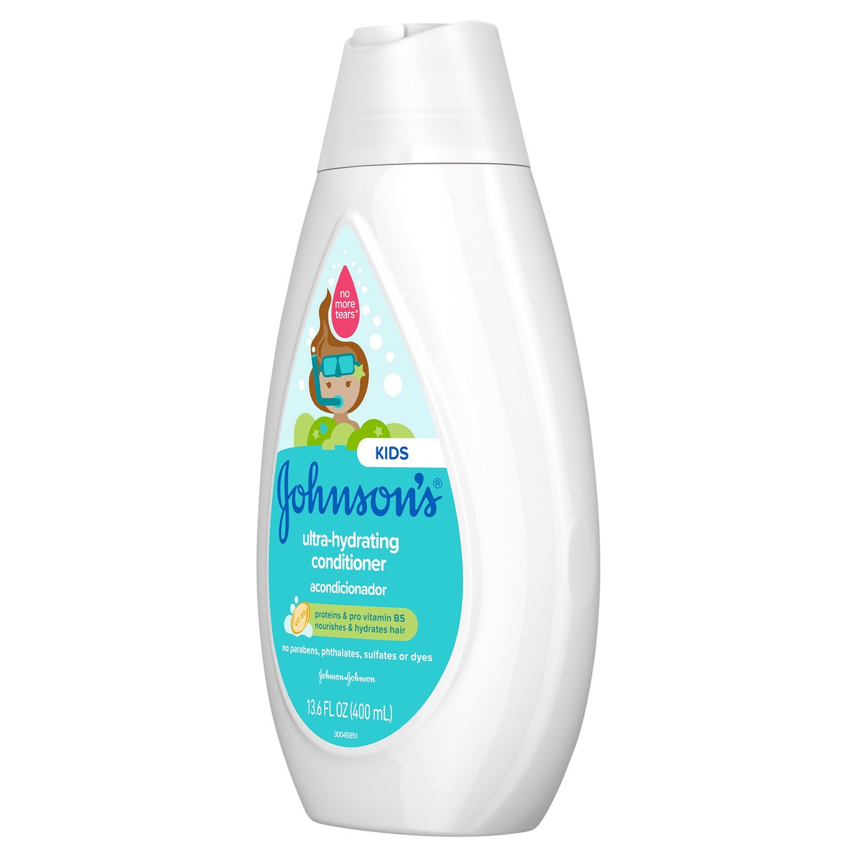 slide 3 of 7, Johnson's Ultra-Hydrating Tear-Free Kids' Conditioner, 13.6 fl. oz, 13.60 fl oz