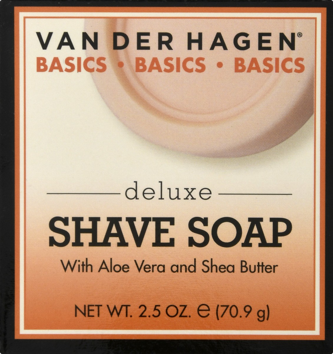slide 8 of 9, Van Der Hagen Deluxe Shave Soap For Dry Skin, 2.5 oz