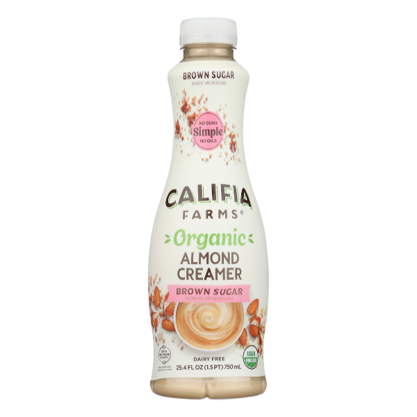 slide 1 of 1, Califia Farms Organic Brown Sugar Almond Milk Coffee Creamer - 25.4 fl oz, 25.4 oz