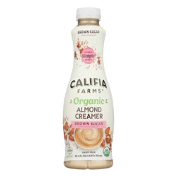 Califia Farms Organic Brown Sugar Almond Milk Coffee Creamer - 25.4 fl oz