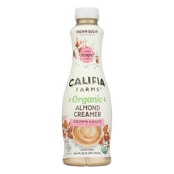 Califia Farms Organic Brown Sugar Almond Milk Coffee Creamer - 25.4 fl oz