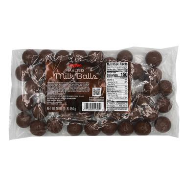 slide 1 of 1, Hy-Vee Malted Milk Balls - 16 oz, 16 oz