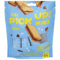 Pick Up! Minis Crispy Cookies with Milk Flavored Filling - 10 x 0.37 oz Packs