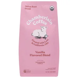 Chamberlain Coffee Medium Roast Ground Fluffy Lamb Vanilla Blend Coffee - 12 oz