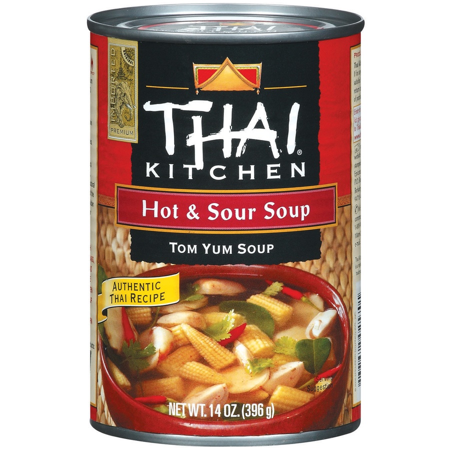 slide 1 of 1, Thai Kitchen Tom Yum Soup, Hot & Sour, 14 oz